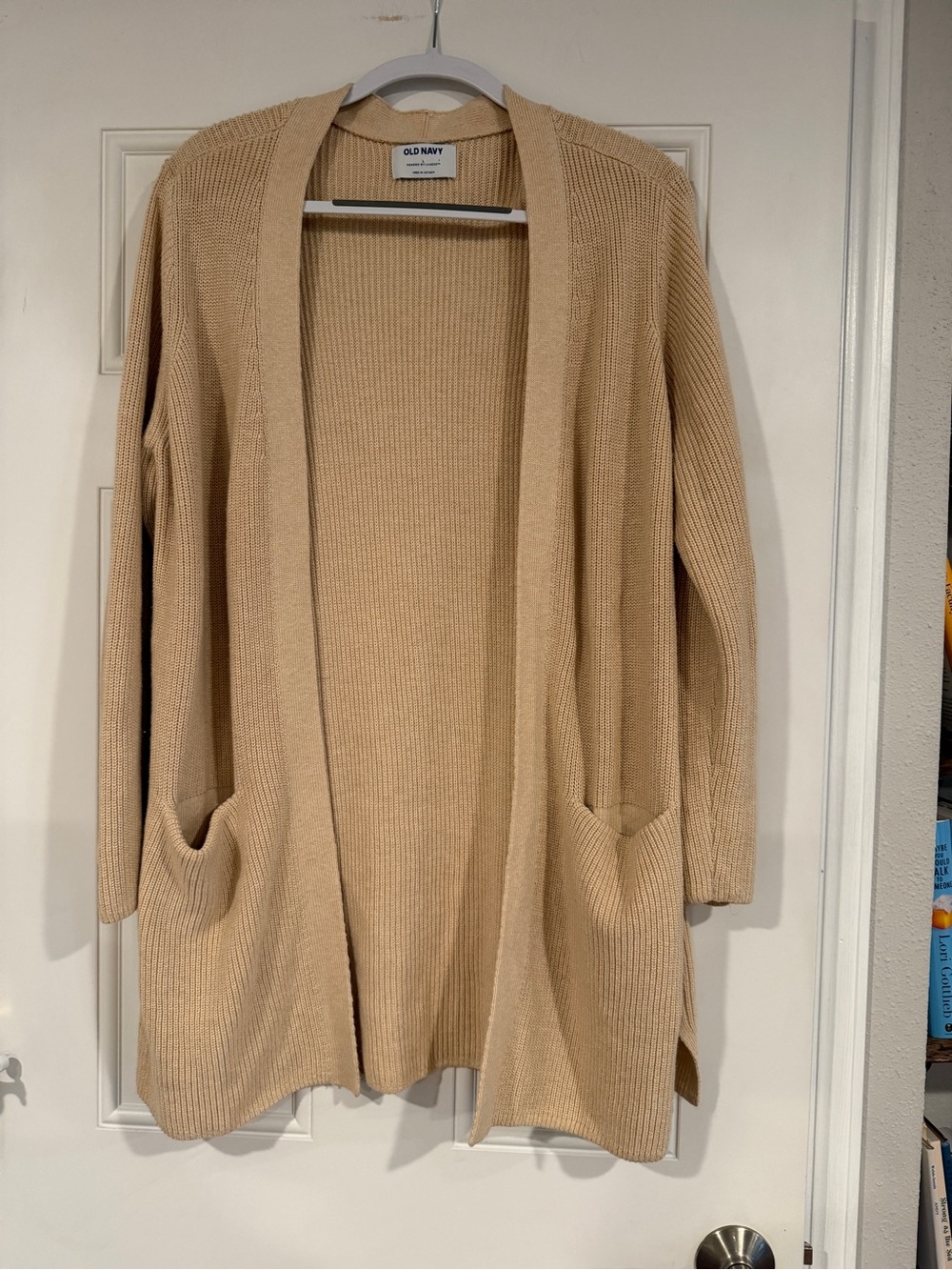 Old Navy Women's Open-Front Knit Cardigan - Tan